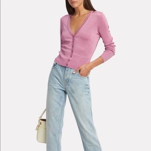 Celestine Pink Lurex Cardigan